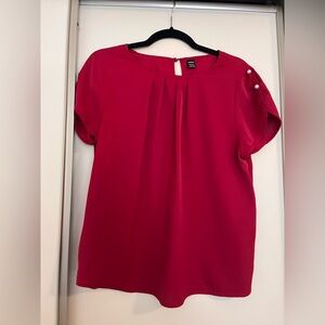 Women's Red Blouse; Size US “8/10”